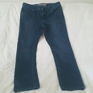 New dark wash jeans